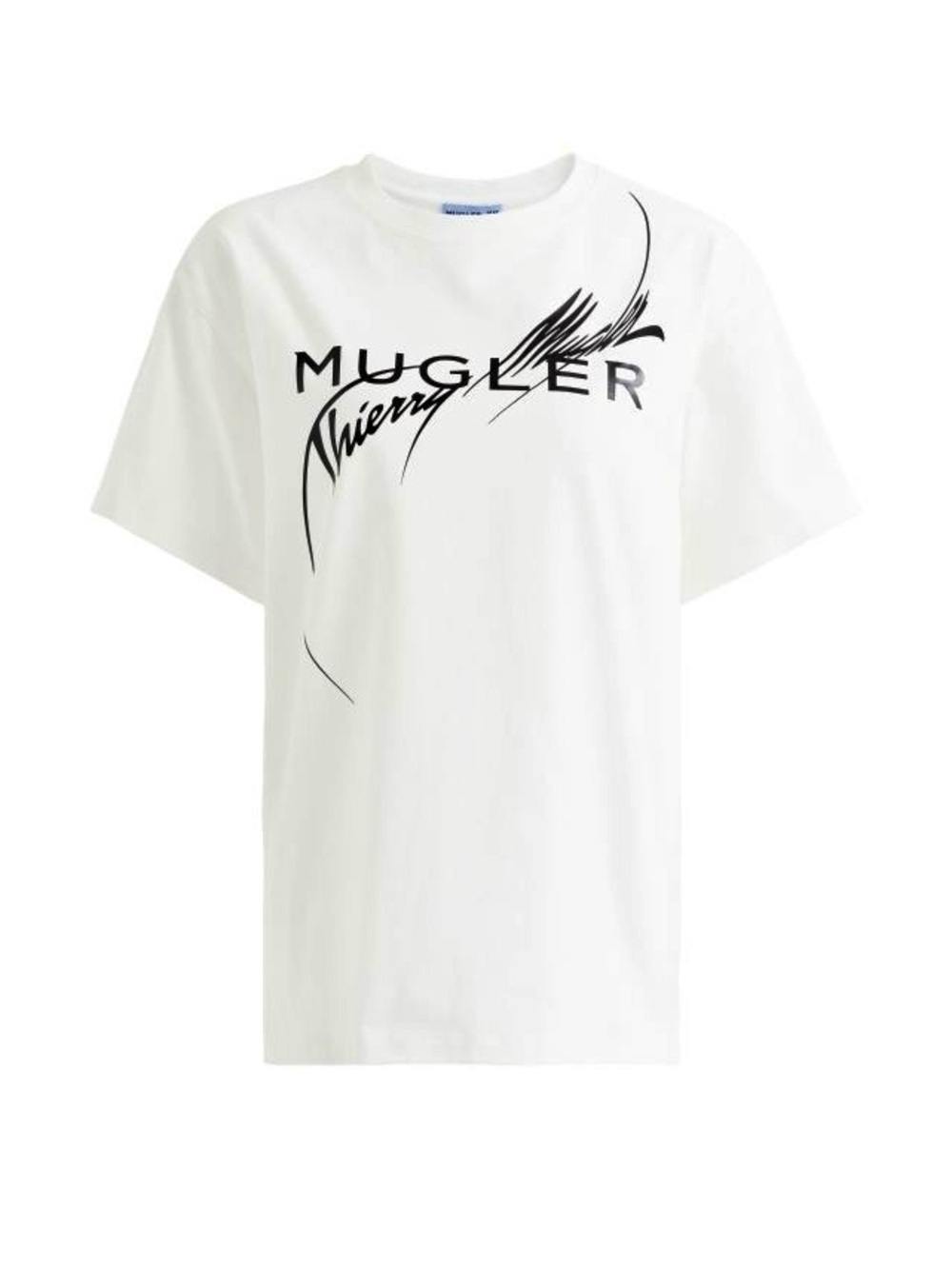 Mugler H&M Women White Printed T-shirt